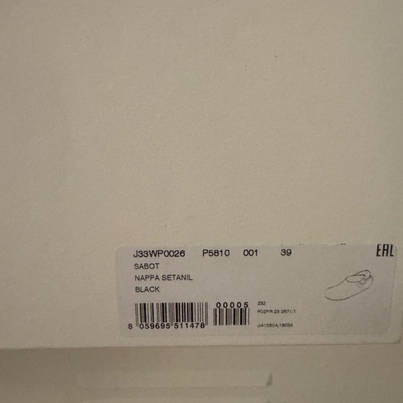 Jil Sander Sabot Leather Sandals NEW - Picture 3 of 10